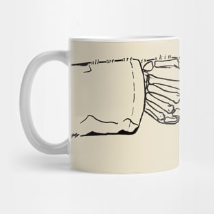 The Mixtaype - #4 all we are is skin and bone - small print Mug